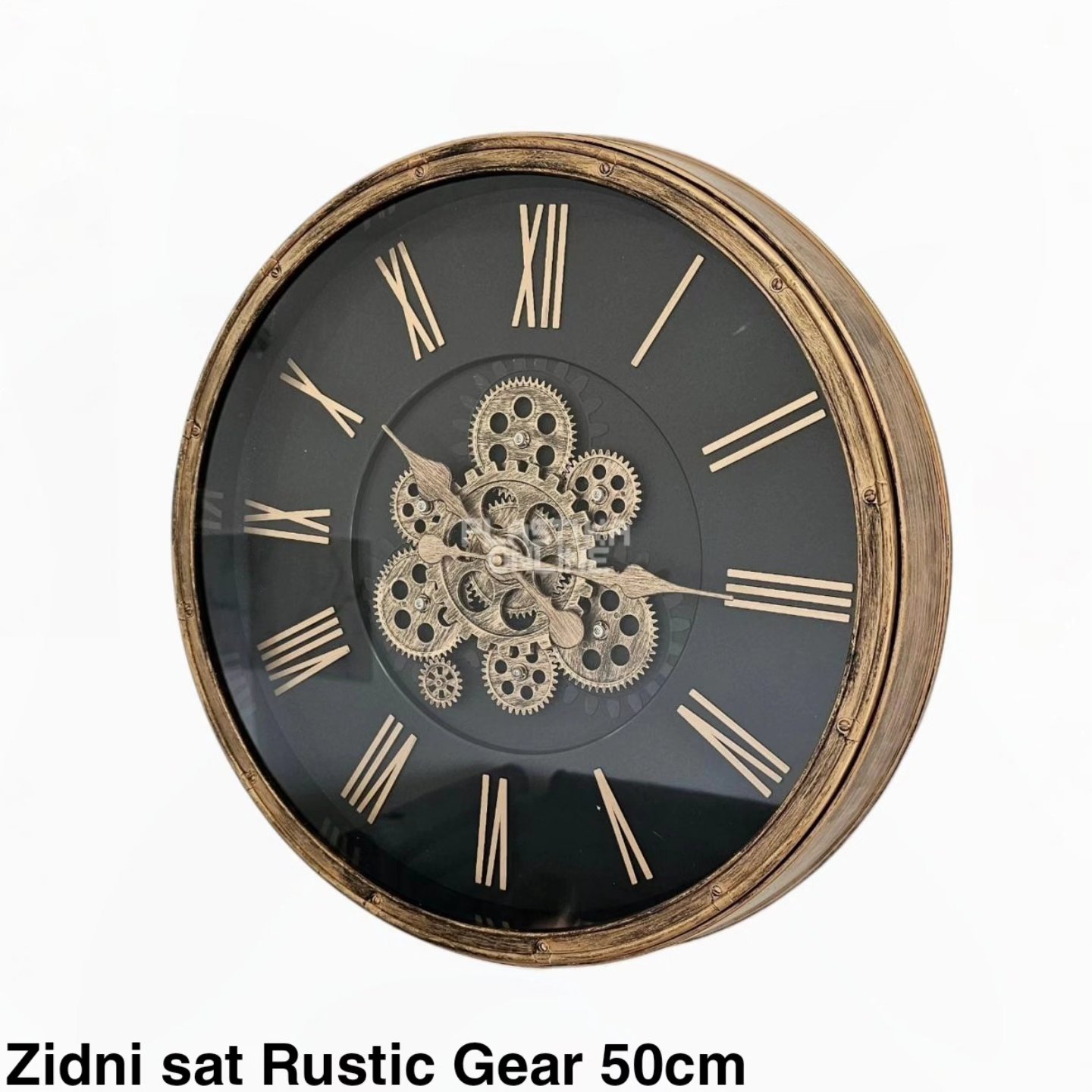 Zidni sat 50cm, zidni satovi, satovi zidni, zidni sat, veliki zidni satovi, zanimljivi zidni satovi, dekorativni zidni satovi
