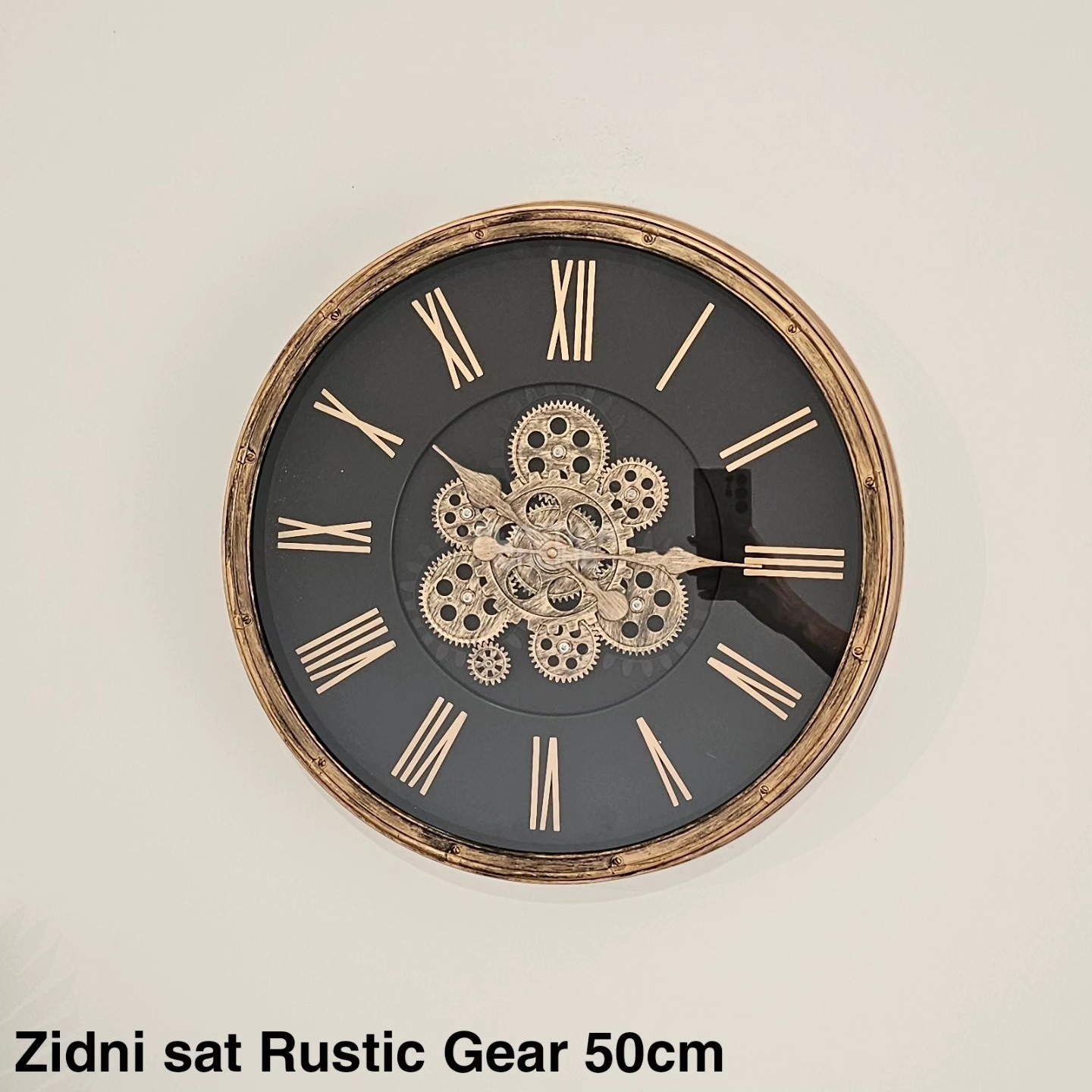 Zidni sat 50cm, zidni satovi, satovi zidni, zidni sat, veliki zidni satovi, zanimljivi zidni satovi, dekorativni zidni satovi