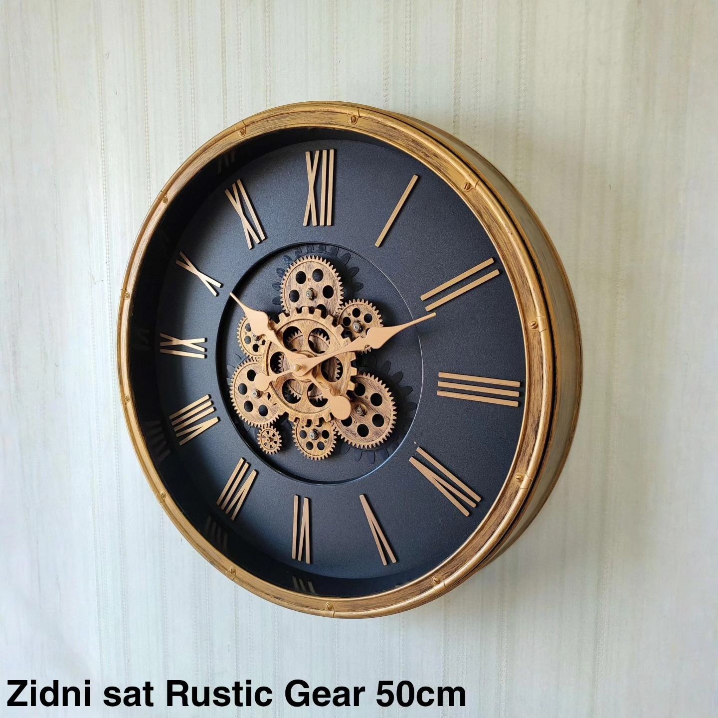 Zidni sat 50cm, zidni satovi, satovi zidni, zidni sat, veliki zidni satovi, zanimljivi zidni satovi, dekorativni zidni satovi