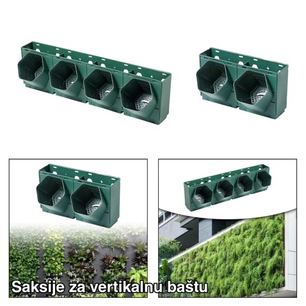 Saksije za vertikalne bašte 14.3×13.5 cm , zeleni zid, vertikalni vrt, Moduli i saksije za vertikalne vrtove