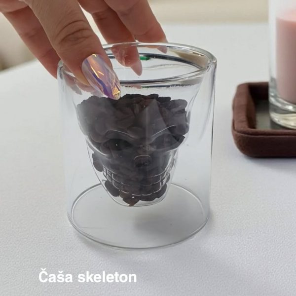 Čaša Skeleton h10cm, Horor čaša, Unikatna čaša