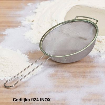 Cediljka 24cm , Metalni sifter , Inox cediljka