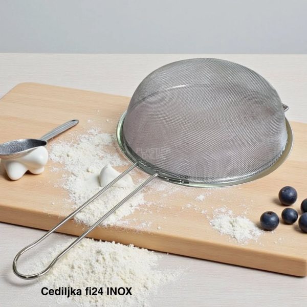 Cediljka 24cm , Metalni sifter , Inox cediljka