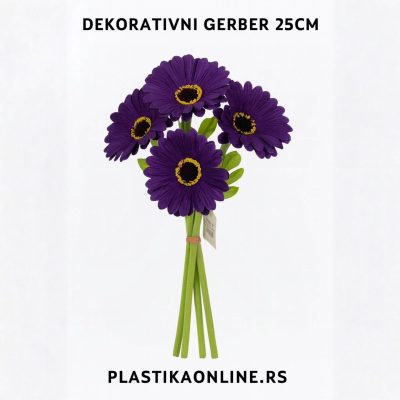 Dekorativni gerber 25cm , ukrasno cveće, dekorativno cveće, veštačko cveće , ukrasni gerberi