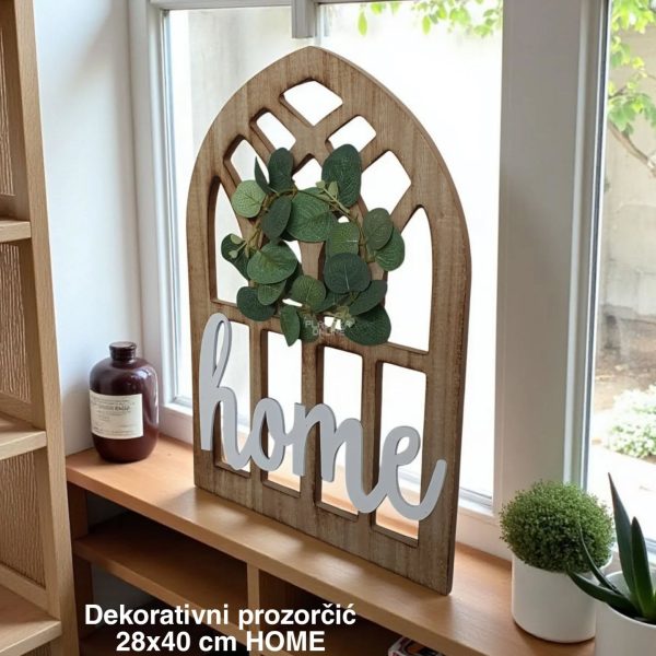 Dekorativni prozorčić 28x40 cm HOME