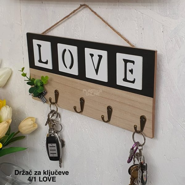 Držač za ključeve 4u1 , Držač za ključeve, držač ključeva drvo