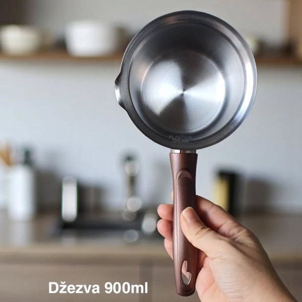 Džezva 900ml, savršena domaća kafa, Metalna džezva 900 ml, Recept za aromatičnu domaću kafu sa začinima