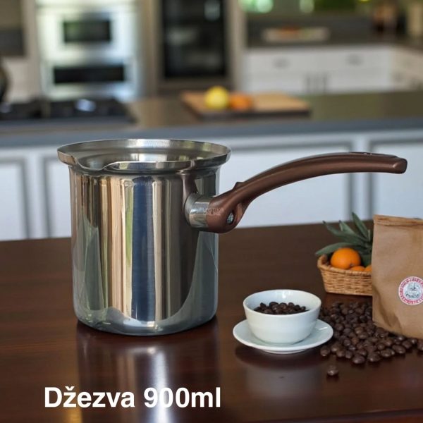 Džezva 900ml, savršena domaća kafa, Metalna džezva 900 ml, Recept za aromatičnu domaću kafu sa začinima