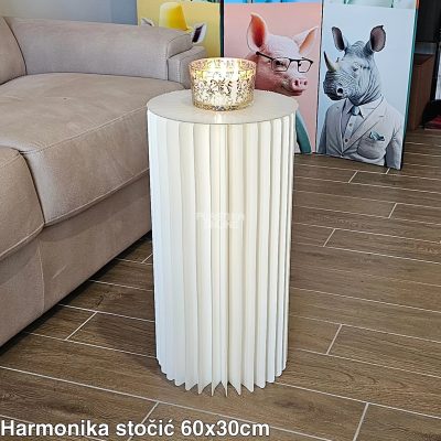 Harmonika Sto 40x30, Harmonika sto 60x30, Harmonika stočić, Moderan stočić, sto na rasklapanje, Dekorativni stočić, Origami sto, papirni sto, Harmonika stočić 40x30