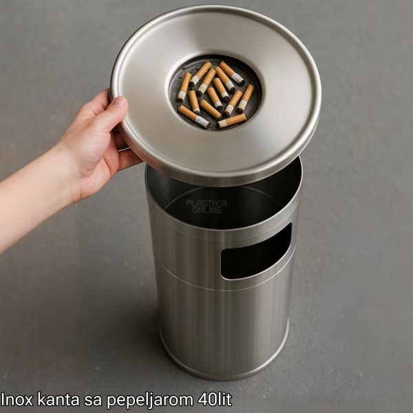 Pepeljara sa kantom Inox