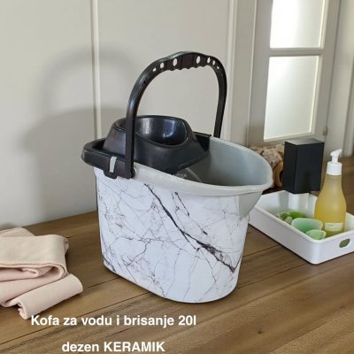 Kofa za vodu i brisanje 20l Keramik