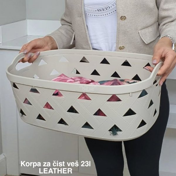 Korpa za čist veš 23L, Plastična korpa za čist veš, Korpa za čist veš , Korpa za veš