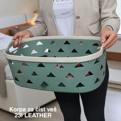 Korpa za čist veš 23L, Plastična korpa za čist veš, Korpa za čist veš , Korpa za veš