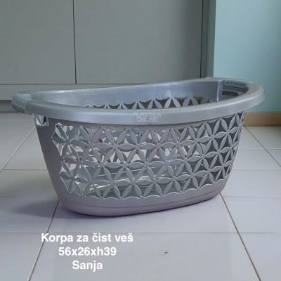 Korpa za čist veš 30L SANJA, Korpa za čist veš, plastične korpe za čist veš,