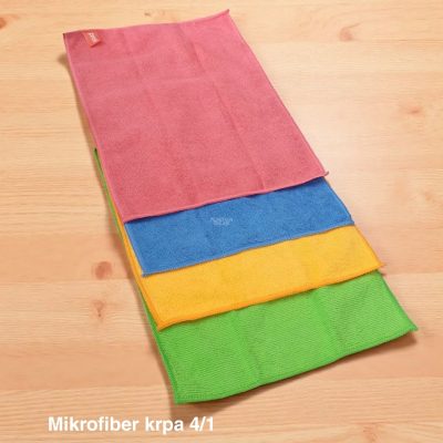 Mikrofiber krpe 4/1, Mikrofiber krpe za prašinu, Mikrofiber krpe za staklo, Mikrofiber krpe za kuhinju,