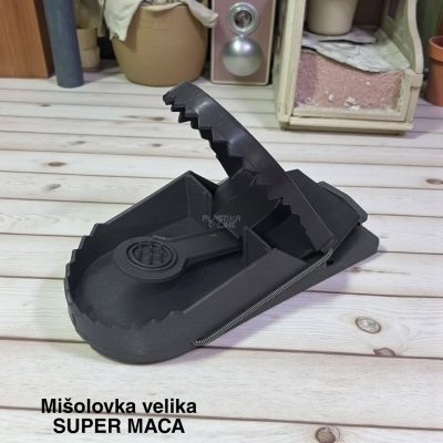 Mišolovka velika 19x9x9 cm, velika mišolovka, mišolovka bez otrova