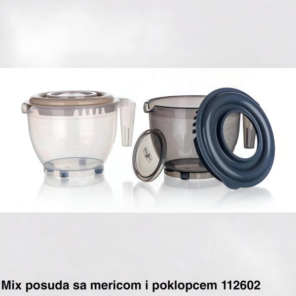 Mix posuda sa mericom i poklopcem 2.5l , Mix posuda za mešanje, Mix posuda sa poklopcem, Mix posuda sa mericom