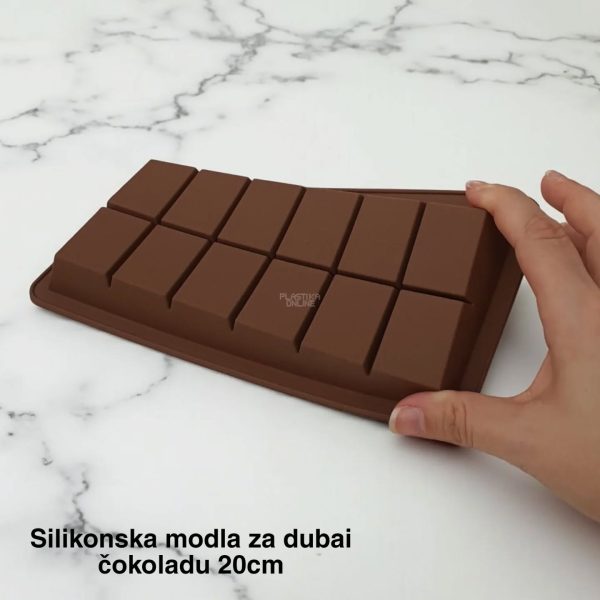 Silikonska modla za Dubai čokoladu 20 cm, Prednosti silikonske modle, silikonska modla za čokoladu, Recept za Dubai čokoladu