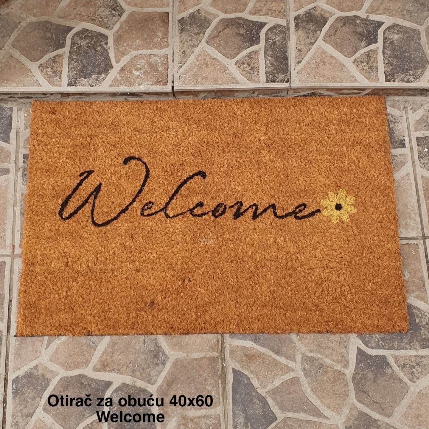 Otirač za obuću 40x60, otiraci, otirac za vrata, otiraci za kucu, otiraci sa natpisom