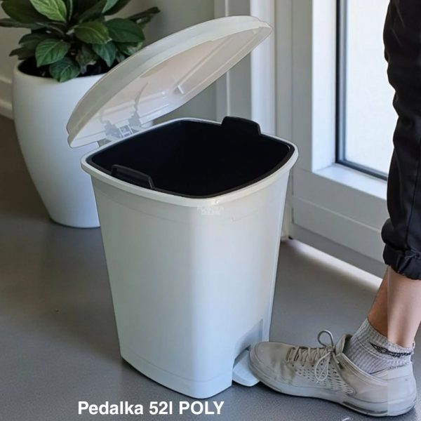 Kanta za smeće 52l PEDALKA POLY , Kanta za đubre, Kanta za kupatilo, Kanta za otpatke, Kante za smeće, Kante za smeće za kuhinju, Plastične kante za smeće