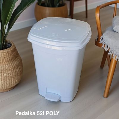 Kanta za smeće 52l PEDALKA POLY , Kanta za đubre, Kanta za kupatilo, Kanta za otpatke, Kante za smeće, Kante za smeće za kuhinju, Plastične kante za smeće