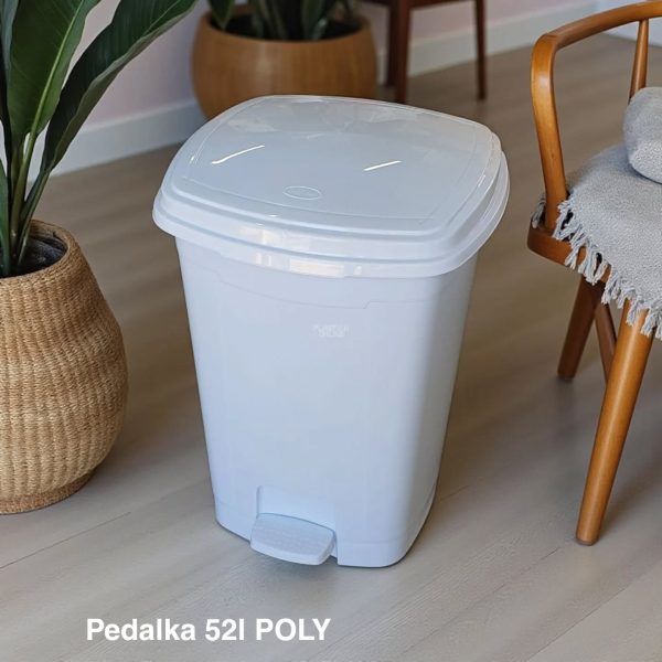 Kanta za smeće 52l PEDALKA POLY , Kanta za đubre, Kanta za kupatilo, Kanta za otpatke, Kante za smeće, Kante za smeće za kuhinju, Plastične kante za smeće