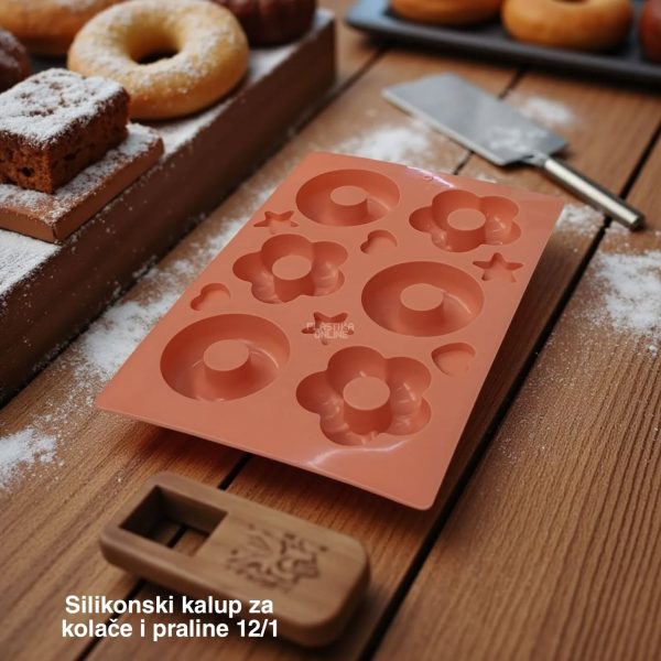 Silikonski kalup za kolače i praline 12/1, Silikonski kalup za kolače, Silikonski kalup za praline, Silikonski kalup za mini kolačiće