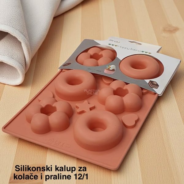 Silikonski kalup za kolače i praline 12/1, Silikonski kalup za kolače, Silikonski kalup za praline, Silikonski kalup za mini kolačiće