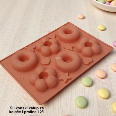 Silikonski kalup za kolače i praline 12/1, Silikonski kalup za kolače, Silikonski kalup za praline, Silikonski kalup za mini kolačiće