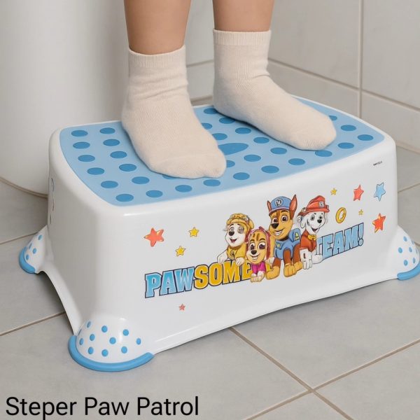 Steper H14, stepenik za decu, stepenice za decu, dupli steper za decu, plasticne stepenice, stepenice za decu za kupatilo paw patrol