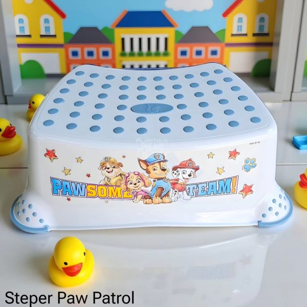Steper H14, stepenik za decu, stepenice za decu, dupli steper za decu, plasticne stepenice, stepenice za decu za kupatilo paw patrol