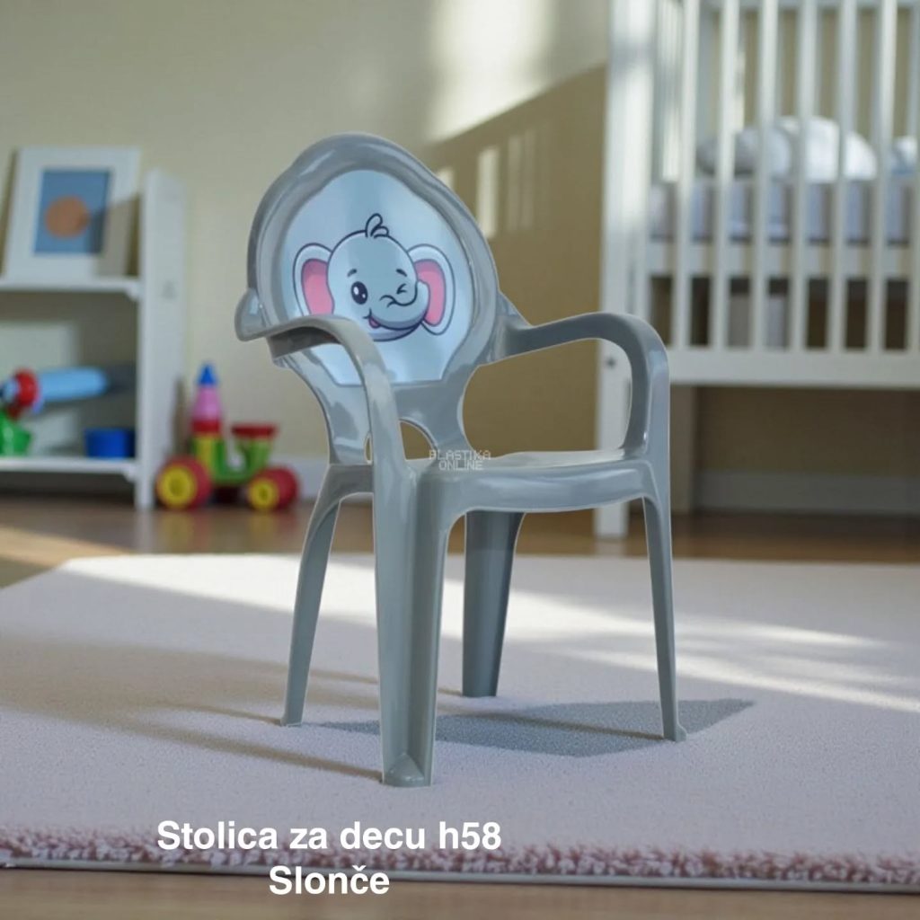 Stolica za decu h58, Dečija stolica, Plastična stolica za decu, Ergonomska dečija stolica,Stolica za decu za vrtić, Bezbedna stolica za decu, dečije stolice