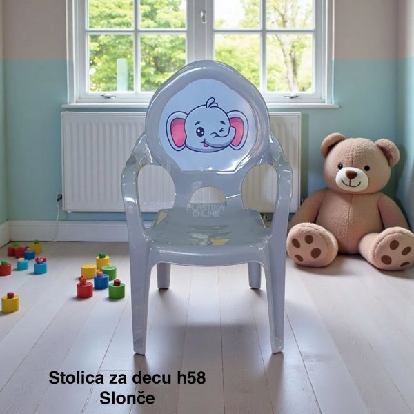Stolica za decu h58, Dečija stolica, Plastična stolica za decu, Ergonomska dečija stolica,Stolica za decu za vrtić, Bezbedna stolica za decu, dečije stolice