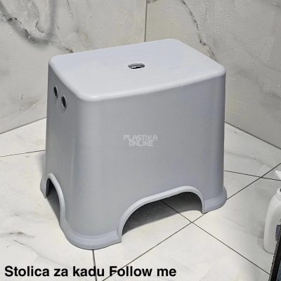 Stolica za kadu Follow Me 42cm SIVA