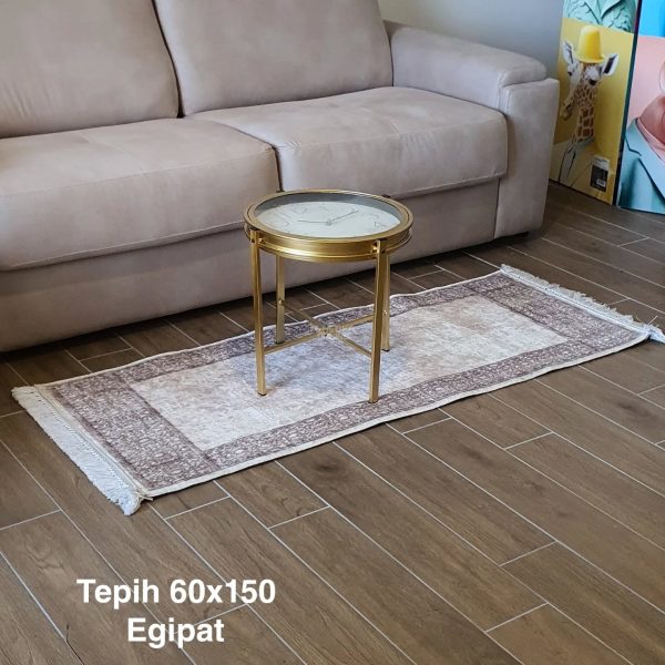 Tepih 60x150, Antiklizni tepih, Tepih za hodnik, Tepih sa gumiranom podlogom, Dekorativni tepih, Tepih protiv klizanja