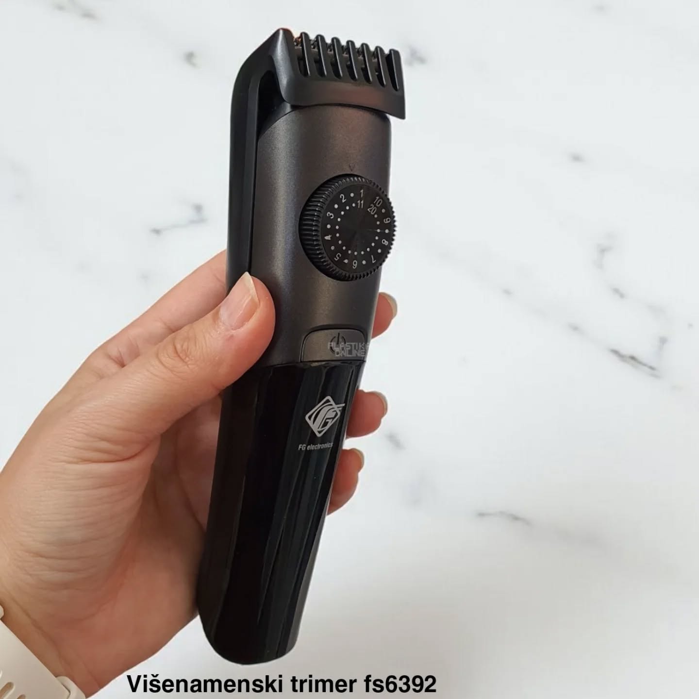 Višenamenski trimer FS6392, Trimovanje na suvo ili mokro, Idealno za muškarce, Bežični trimer za kosu i bradu , Trimer za bradu i telo , Vodootporni trimer