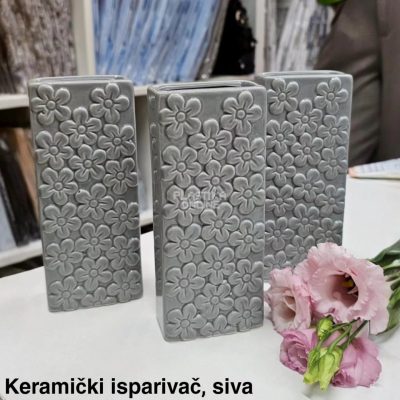 Keramički isparivač za radijator SIVI 3D CVET