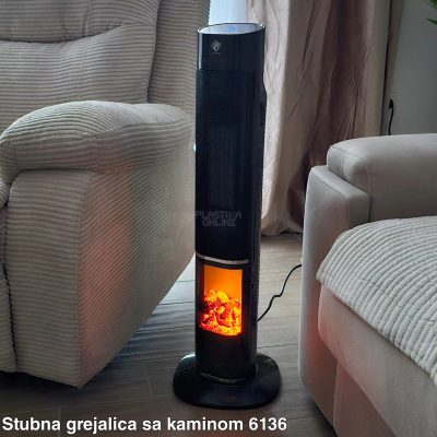 Grejalica sa dekorativnim kaminom 2000W, Dekorativni kamin, PTC keramički grejač, Grejalica sa ventilatorom, Grejalica sa tajmerom, Grejalica sa daljinskim upravljačem, grejalica sa zaštitom od pregrevanja