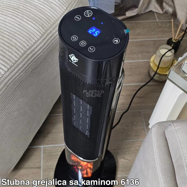Grejalica sa dekorativnim kaminom 2000W, Dekorativni kamin, PTC keramički grejač, Grejalica sa ventilatorom, Grejalica sa tajmerom, Grejalica sa daljinskim upravljačem, grejalica sa zaštitom od pregrevanja