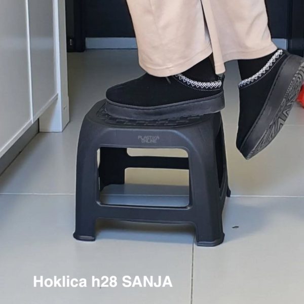 Hoklica H28cm , hoklice, plastična hoklica, plastične hoklice antracit