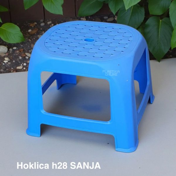 Hoklica H28cm , hoklice, plastična hoklica, plastične hoklice plava