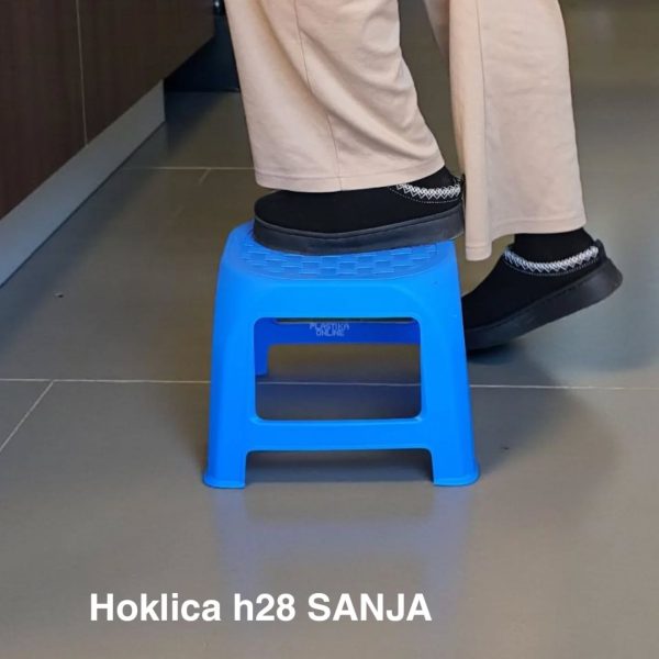Hoklica H28cm , hoklice, plastična hoklica, plastične hoklice plava