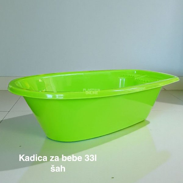 Kadica za bebe 33l, Kadica za bebu, Plastična kadica za kupanje beba, Kadica za novorođenče, funkcionalna kadica, kadice za bebe kivi
