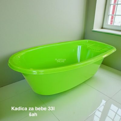 Kadica za bebe 33l, Kadica za bebu, Plastična kadica za kupanje beba, Kadica za novorođenče, funkcionalna kadica, kadice za bebe kivi