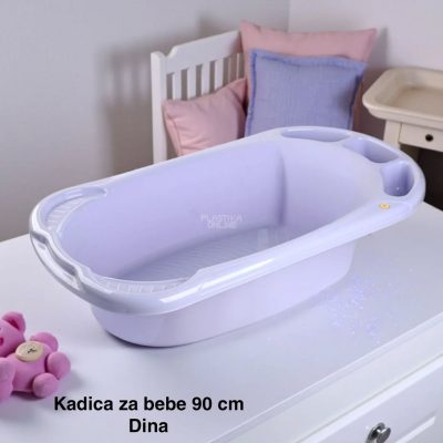 Kadica za bebe 90 cm, kadica za bebu, Kadica za novorođenče, Plastična kadica za kupanje beba lila