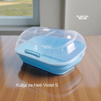 Kutija za hleb Violet S plava