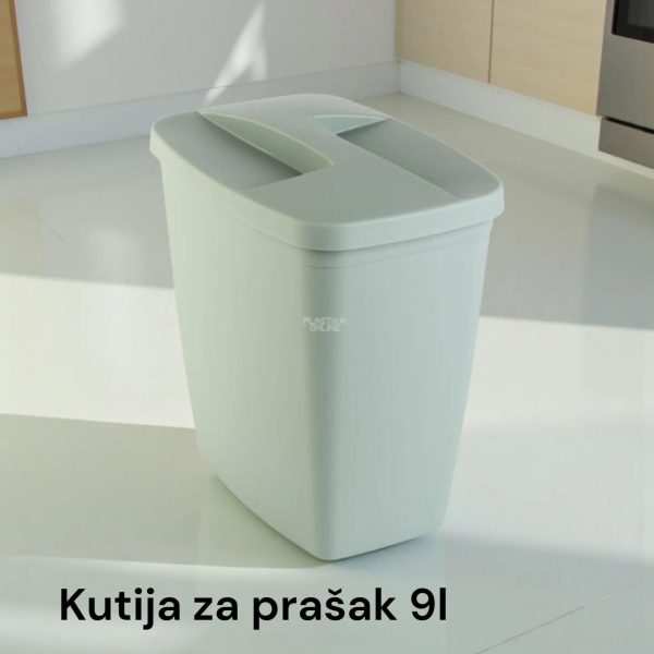 Kutija za prašak 9L, Plastična kutija za prašak, Kutija za deterdžent, Kutija za prašak sa poklopcem, Kutija za veš prašak, kutije za prašak morska pena
