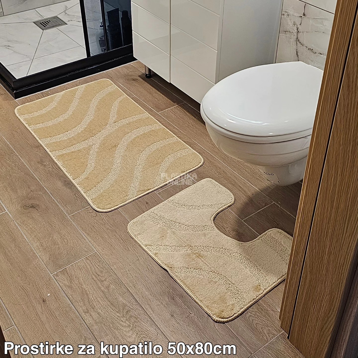 Prostirke za kupatilo 2 /1, staze za kupatilo, kupatilske prostirke, patosnice za kupatilo, komplet prostirke za kupatilo, staza za kupatilo