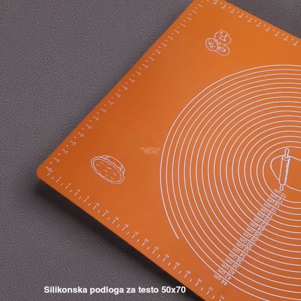 Silikonska podloga za testo 50x70 , gumirana podloga za testo, podloga za razvaljivanje testa, podloga sa lenjirom i krugovima, podloga koja ne lepi testo, gumirana podloga za testo, podloga za razvaljivanje testa, podloga sa lenjirom i krugovima, podloga koja ne lepi testo, silikonska podloga za picu i kolače