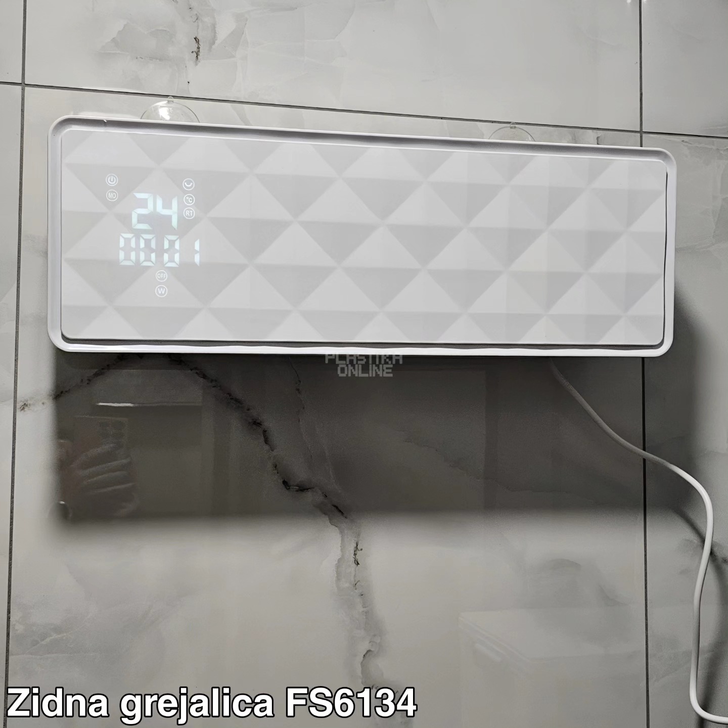 Zidna grejalica FS6134, zidna grejalica za kupatilo, grejalica za spavaću sobu, grejalica sa hladnim duvanjem, grejalica za lokal, zidna grejalica sa daljinskim, grejalica sa LED displejom, grejalica sa zaštitom od pregrevanja